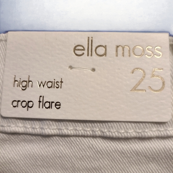 Anthropologie Ella Moss High Rise Crop Flare NWT - Picture 3 of 7